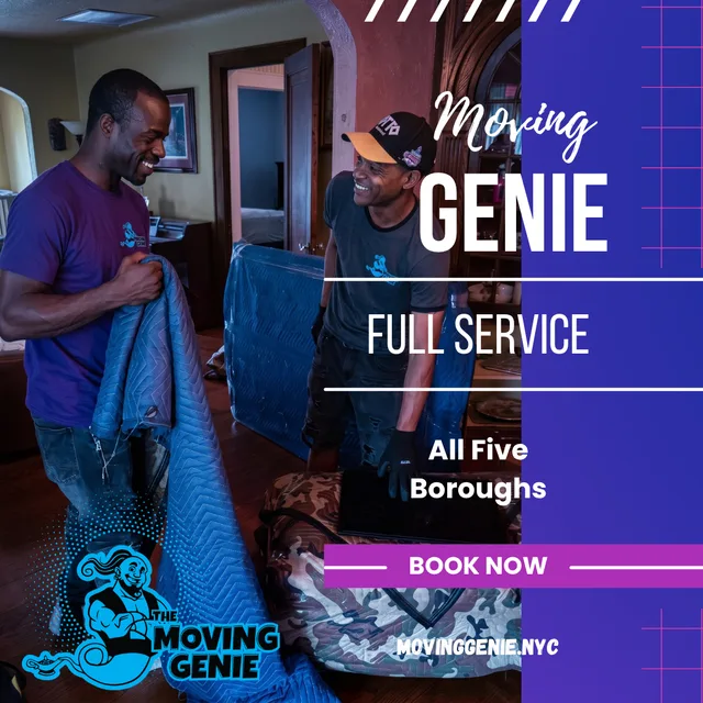Moving Genie full-service moving crew